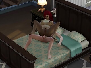 SIMS 4 - MATURE CHUBBY RED HEAD GETS Buttfuck